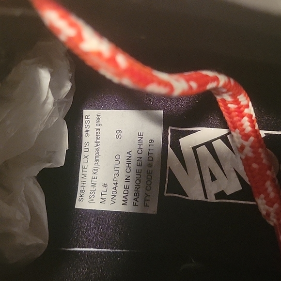 Men's Vans shoes SK8-Hi MTE LX U's size 9 - Picture 3 of 5